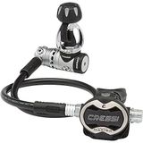 Cressi AC25m Master Chrome Regulator INT Kuru Elbise, Siyah, M