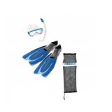 Cressi Agua - Onda - Mexico Palet Maske Şnorkel Set-BLUE/NO:43-44