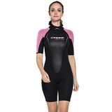 Cressi ALTUM LADY 3MM SHORTY WETSUIT BLACK/PINK L/4