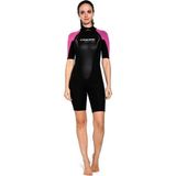Cressi Altum Lady Shorty Yüzme Elbisesi Black - Pınk-3mm - L - Cressi Altum Lady Shorty Yüzme Elbisesi BLACK - PINK-3MM - L