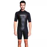 Cressi Altum Man Shorty Yüzme Elbisesi Black - Red 3Mm - S
