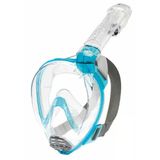 Cressi Baron Tam Yüz Maske M - L Clear-Blue