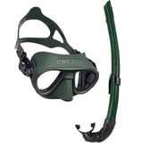 Cressi Calibro Maske Corsica Şnorkel Seti Balıkmarketim - Standart - Tek Renk - GREEN