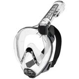 Cressi Duke Tam Yuz Maskesi Clear-Black S - M