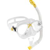 Cressi Junior Marea Maske Top Şnorkel Seti - Clear-Yellow - Standart - Renkli