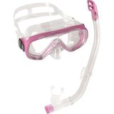 Cressi Junior Ondina Maske Top Şnorkel Çocuk Seti Balıkmarketim - Tek Renk - CLEAR-PINK - Standart