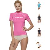 Cressi Kadın Rash Guard kısa kollu triko, elastik dokuma, UV güneş korumalı (UPF) 50+ (tekli paket)