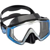 Cressi Liberty Triside Dalış Maskesi - Black - Blue - Standart - Renkli