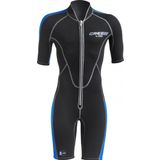 Cressi Lido Man Shorty Siyah Mavi 2 mm Dalış Elbisesi