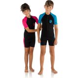 Cressi Little Shark Junior Shorty Dalış Elbisesi BLACK / PINK-2MM - 13/14 YAŞ