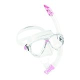 Cressi Marea Clear Pink Maske Gamma Şnorkel Seti