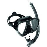 Cressi Matrix-Gamma Yetişkin Maske Şnorkel Seti Siyah