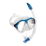 Cressi Matrix Maske Gamma Şnorkel Seti Balıkmarketim - Standart - Tek Renk - CLEAR-BLUE