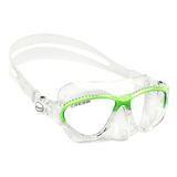 Cressi Moon Çocuk Yüzme ve Dalış Maskesi CLEAR - LIME-5-10 YAŞ