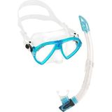 Cressi Ocean Vip Maske Şnorkel Seti Aquamarine - Standart - Açık Mavi
