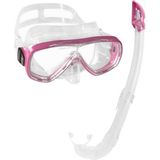 Cressi Onda Maske Mexico Şnorkel Seti Balıkmarketim - Standart - Tek Renk - CLEAR-PINK
