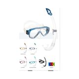 Cressi Onda Maske Mexico Şnorkel Seti Clear-blue Clear - Blue