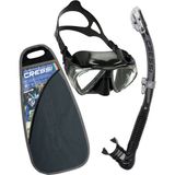 Cressi Penta - Alpha Maske Şnorkel Set - Black - Black - Standart - Renkli