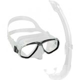 Cressi Perla Maske Mexico Snorkel Seti Clear-Black