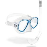 Cressi Perla Maske ve Mini Gringo Şnorkel Set Clear/blue (7-13 Yaş) - Regular - Mavi