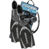 Cressi Pluma Serbest Dalış ve Tüplü Dark Siyah 45-46 Dalış Seti
