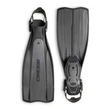 Cressi Pro Light Open Heel dalış paleti, siyah/gümüş, XS/S (37/39)