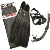 Cressi Pro Star Palet Maske Snorkel Seti Black 39/40 Bg189539