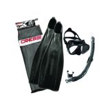 Cressi Pro Star Siyah Palet Maske Snorkel Seti 45 - 46 No