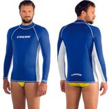 Cressi Rash Guard Uzun Kollu Mavi Erkek T-Shirt