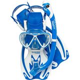 Cressi Rocks Unisex Çocuk Maske Palet Şnorkel Seti - Mavi