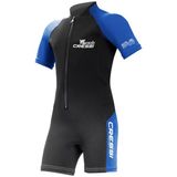 Cressi Tiburon Man 2 mm Siyah-Mavi Shorty Dalış Elbisesi Small