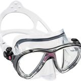 Cressi Yetişkin Big Eyes Evolution Crsytal Maske CLEAR-CLEAR-PINK,Big Eyes Evolution