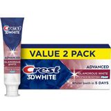 Crest 3D Glamorous White Beyazlatıcı Diş Macunu 2X93GR (187GR) - 186 GR