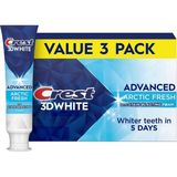 Crest 3D White Advanced Teeth Whitening Toothpaste - Arctic Fresh 280GR - Beyaz