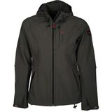 Cresta 1056-W Haki Outdoor Kadın Kapüşonlu Dynamic Softshell Ceket