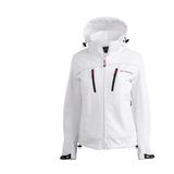 Cresta Kadın Softshell Kapüşonlu Ceket Su Geçirmez Beyaz Renk M Beden Outdoor Kullanım İçin