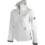 Cresta Outdoor Basic Kapüşonlu Kadın Softshell Ceket - Ekru - 2XL