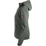 Cresta Outdoor Basic Kapüşonlu Kadın Softshell Ceket - Haki