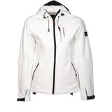 Cresta Outdoor Kapüşonlu Dynamic Kadın Softshell Ceket - Ekru - 2XL