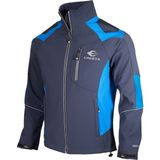 Cresta Outdoor Reflektör Baskılı Erkek Softshell Ceket - Lacivert
