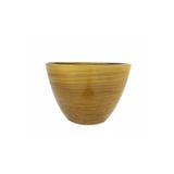 Cresta Seramik Oval Koyu Sarı Saksı 33 * 17 * 24cm