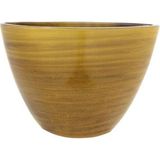 Cresta Seramik Oval Koyu Sarı Saksı 45 * 20 * 35CM - Çok Renkli