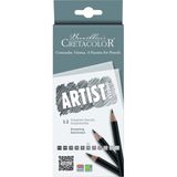 Cretacolor Artist Studio 12'li Dereceli Kalem Seti Karton Kutu /