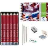 Cretacolor Eskiz Başlangıç Seti 2 + Dereceli Kalem + A5 Defter + Dağıtıcı Set + Silgi + Açacak + Hamur Silgi - Karışık-Çok Renkli - standart
