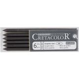 Cretacolor Graphite Lead 4B 5,6 mm Portmin Kalem Ucu 6'lı Kutu (261 84)