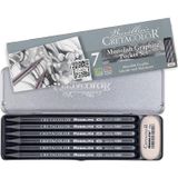 Cretacolor Monolith Graphite Pocket Set Ağaçsız Çizim Kalemi Seti 7 Parça Metal Kutu (204 26)
