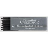 Cretacolor Nero Drawing Lead Medium 5,6 mm Portmin Kalem Ucu 6'lı Kutu (261 02)