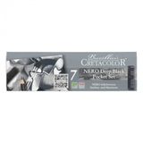 Cretacolor Nero Drawing Set Yağlı 7'li Metal Kutu 40008 Kömür Çizim Seti