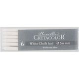 CretaColor White Chalk Lead Medium 5,6 Mm Portmin Kalem Ucu 6'lı Kutu () 261 52