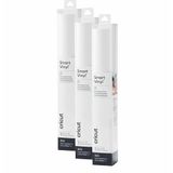 Cricut Akıllı Kalıcı Vinil, Beyaz, 3'lü Paket 3 Ayak Rulosu (33 x 91 cm) Yapışkan El İşi Vinil - Maker 3 ile 12 fit'e kadar kesimler için Matsız Kesim / 3 Makineyi Keşfedin